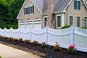 Custom Vinyl Picket Fence