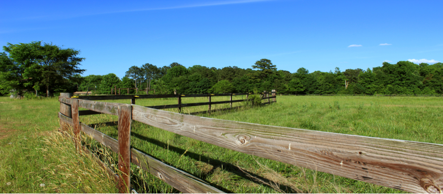 New England Style Rustic Fence 