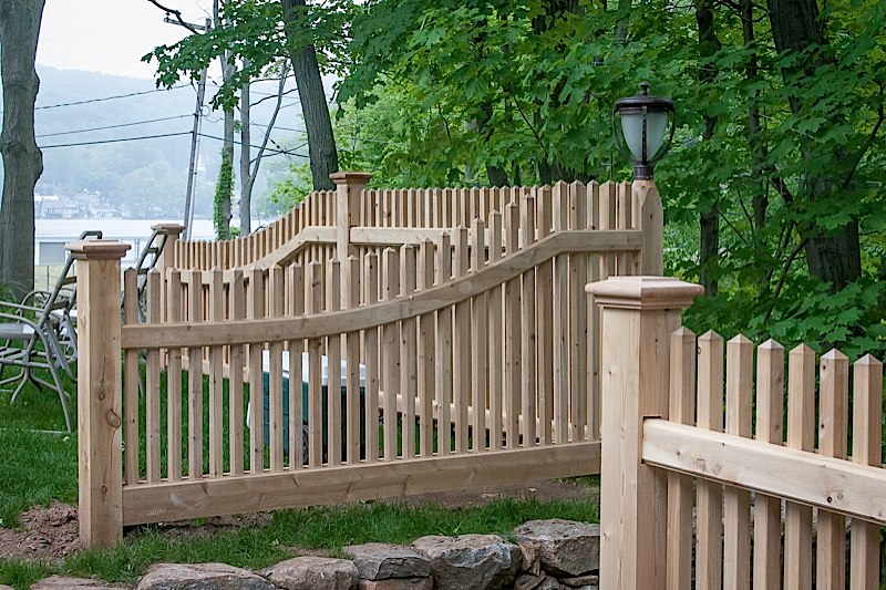 Wood Fence Styles Ct Wood Fence Installation Cedar Wood Fencing